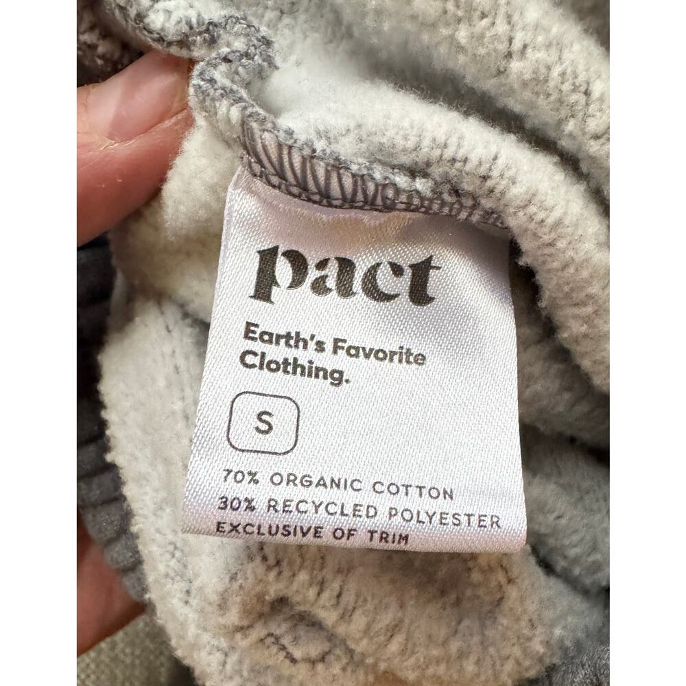 PACT Organic Cotton Airplane Wide Leg Sweatpants Lounge Size S - Picture 6 of 6